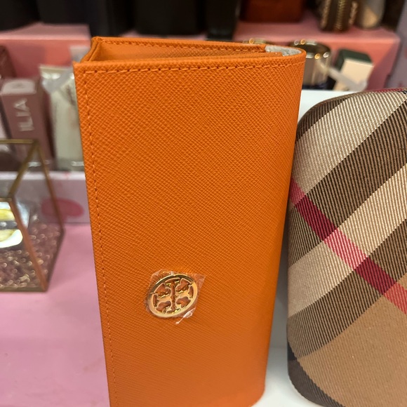 Burberry, moschino, and Tory Burch eye glass case bundle - Picture 2 of 7